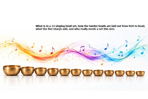 12 Bowl Singing Bowl Set - Layout, Sharps and Who It Is For