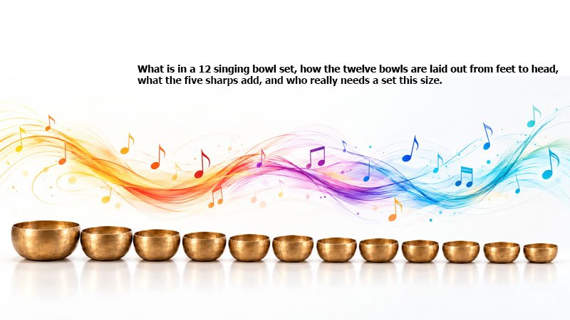 12 Bowl Singing Bowl Set - Layout, Sharps and Who It Is For