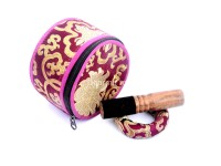 Hand Beaten Tibetan Mantra Singing Bowl – Eyes of Buddha Center – Multiple Sizes