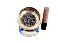 Pure Bronze Embossed Singing Bowl – 4 & 5 Inches (Multiple Sacred Symbols Available)