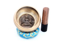 Pure Bronze Embossed Singing Bowl – 4 & 5 Inches (Multiple Sacred Symbols Available)