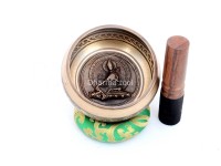 Pure Bronze Embossed Singing Bowl – 4 & 5 Inches (Multiple Sacred Symbols Available)