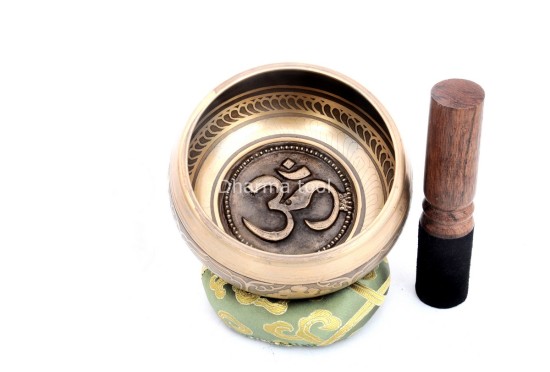 Pure Bronze Embossed Singing Bowl – 4 & 5 Inches (Multiple Sacred Symbols Available)