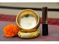 Hand-Casted Shining Finish Singing Bowl – Multiple Sizes