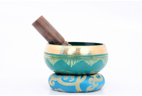 6-Inch Diameter Flower of Life Singing Bowl – Hand-Casted (MultiColor Options)