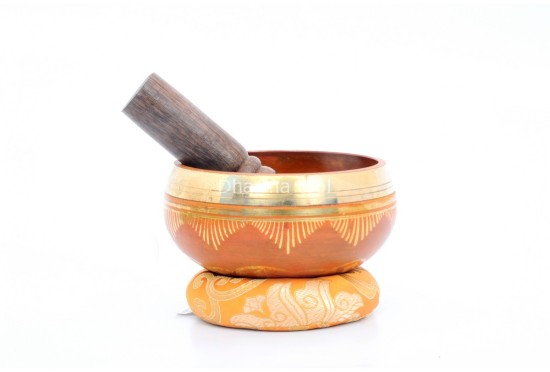 6-Inch Diameter Flower of Life Singing Bowl – Hand-Casted (MultiColor Options)