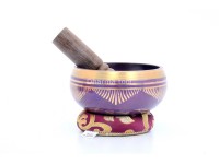 6-Inch Diameter Flower of Life Singing Bowl – Hand-Casted (MultiColor Options)