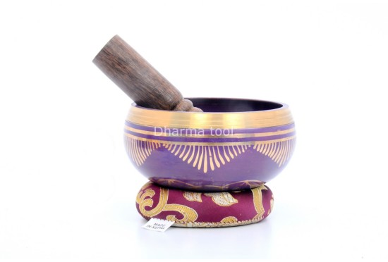 6-Inch Diameter Flower of Life Singing Bowl – Hand-Casted (MultiColor Options)