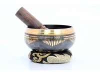 6-Inch Diameter Flower of Life Singing Bowl – Hand-Casted (MultiColor Options)