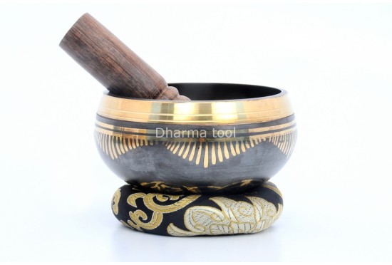 6-Inch Diameter Flower of Life Singing Bowl – Hand-Casted (MultiColor Options)