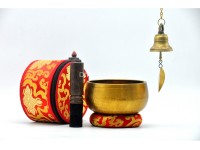 Hand-Casted Lingam Singing Bowl – Plain, Hand-Beaten & Mantra-Carved (3.5" & 4")