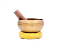 Hand-Casted Mantra Painted Palm Size Singing Bowl – MultiColor(option)