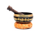 Hand-Casted Mantra Painted Palm Size Singing Bowl – MultiColor(option)
