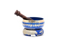 Hand-Casted Mantra Painted Palm Size Singing Bowl – MultiColor(option)