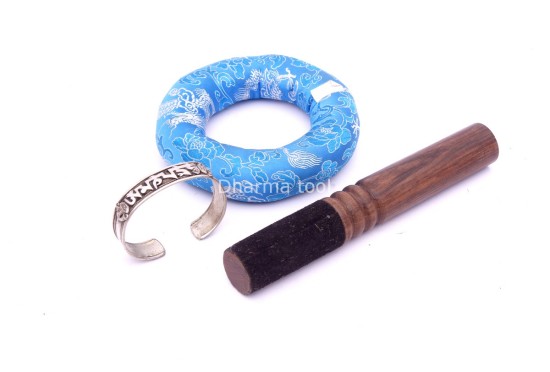 6-Inch Diameter Mantra Painted Singing Bowl – Hand-Casted MultiColor (Option)