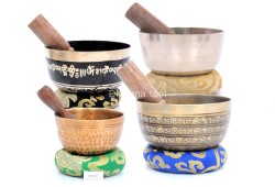 4-Inch Diameter Thadobati Singing Bowl – Hand-Casted (Multiple Finishes Available)