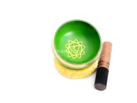 Hand-Casted Chakra Painted Singing Bowl – Multi-Size – Chakra Symbol Center