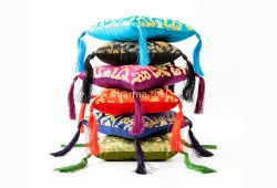 Square Brocade Cushion for Singing Bowls – Multiple Sizes & Colors