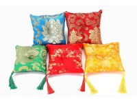 Square Brocade Cushion for Singing Bowls – Multiple Sizes & Colors