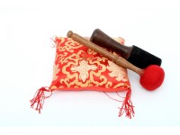 Custom Full Moon Singing Bowl – Gold Finish (DIM) – Hand-Hammered in Nepal