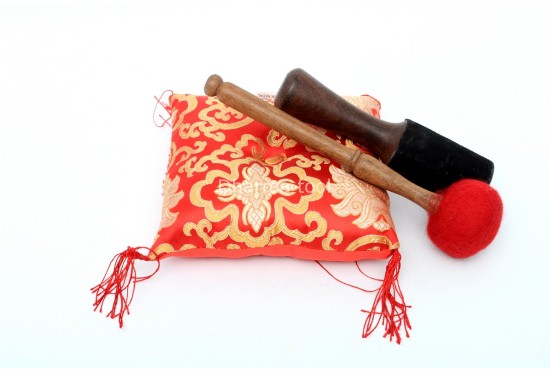 Custom Full Moon Singing Bowl – Gold Finish (DIM) – Hand-Hammered in Nepal