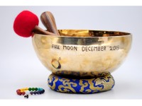 Custom Full Moon Singing Bowl – Full Moon Date Engraved