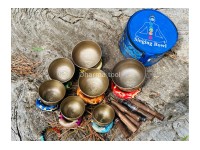 Chakra Healing Singing Bowl Set of 7 – Natural Finish