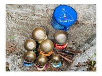 Chakra Healing Singing Bowl Set of 7 – Natural Finish