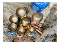 Chakra Healing Singing Bowl Set of 7 – Natural Finish