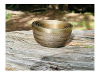 Chakra Healing Singing Bowl Set of 7 – Natural Finish