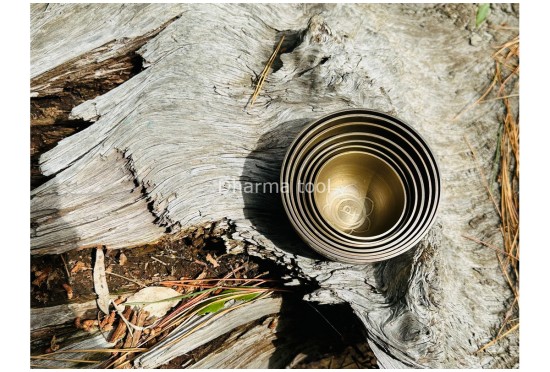 Chakra Healing Singing Bowl Set of 7 – Natural Finish