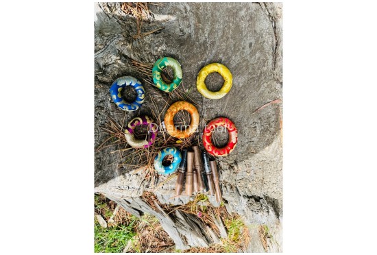 7 Chakra Healing Singing Bowl Set of 7 – Black Painted