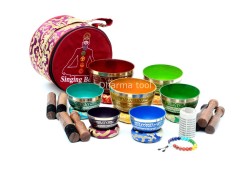 7 Chakra Color Singing Bowl Set   – Chakra Healing Singing Bowl Set