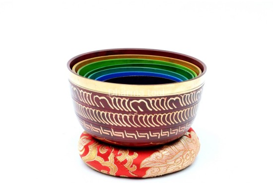 7 Chakra Color Singing Bowl Set   – Chakra Healing Singing Bowl Set