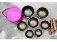 7 Chakra Healing Singing Bowl Set of 7 – Antique Finish