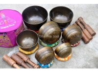 7 Chakra Healing Singing Bowl Set of 7 – Antique Finish
