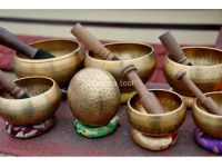 Set of 7 Chakra Hand-Beaten Singing Bowls