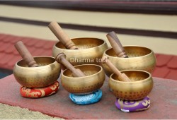 Hand Beaten Singing Bowl Set of 5 – 5 Element Healing Singing Bowl Set