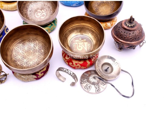 Handmade Tuned Singing Bowl Set – 7 Chakra Healing