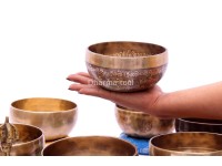 Handmade Tuned Singing Bowl Set – 7 Chakra Healing