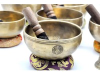 Handmade 7 Chakra Singing Bowl Set: Himalayan Healing Bowl