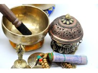 Handmade 7 Chakra Singing Bowl Set: Himalayan Healing Bowl