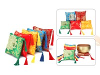 Square Brocade Cushion for Singing Bowls – Multiple Sizes & Colors