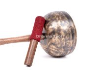 Double Chalice Handle Singing Bowl Set - Two-Tone Chakra Tuned Tibetan Sound Healing Bowls