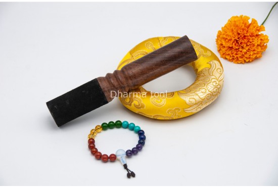 6 Inches Diameter Pure Bronze Ashtamangala Embossed Singing Bowl – Mantra Etched