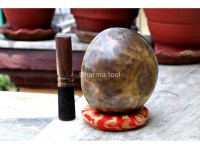 5-Inch Diameter Handmade Full Moon Singing Bowl – Crafted in Nepal on Full Moon Night