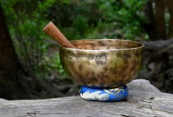 6-Inch Diameter Full Moon Singing Bowl – Handmade in Nepal