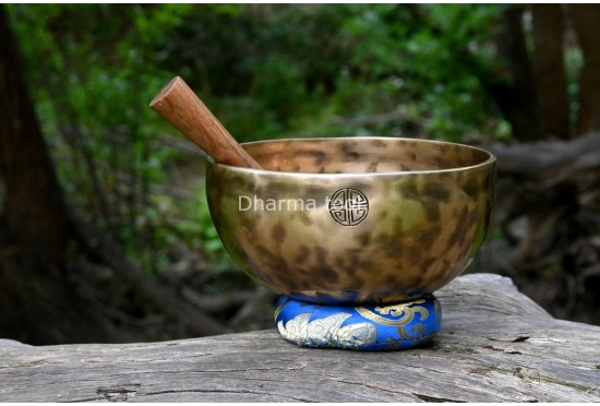 6-Inch Diameter Full Moon Singing Bowl – Handmade in Nepal