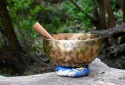 6-Inch Diameter Full Moon Singing Bowl – Handmade in Nepal