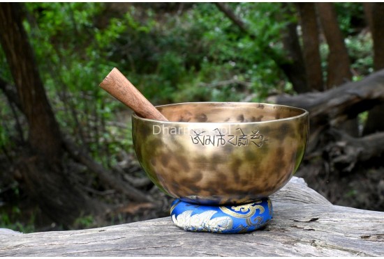 6-Inch Diameter Full Moon Singing Bowl – Handmade in Nepal